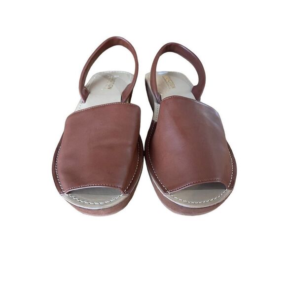 Kenneth Cole Reaction Womens Brown Slingback Open Toe Slide Sandals Size 8.5 - Picture 2 of 9